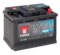 Аккумулятор Yuasa Start Stop YBX9027 12В 60Ач 680CCA 242x175x190 мм Обратная (-+)